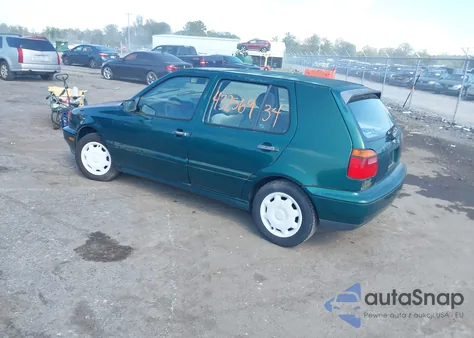 1997 Volkswagen Golf Gl из США, поврежденный, VIN 3VWFA81H8VM009069